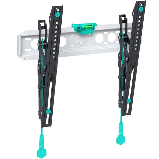 ONKRON Soporte TV Pared 32"-70", 60 kg max, VESA 400x400, Inclinable, TM5-BW Negro & Blanco