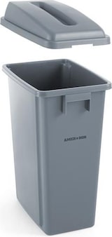 thumbnail of HENDI Abfalleimer schmal, AmerBox, 60L, Hellgrau, 455x315x(H)580mm