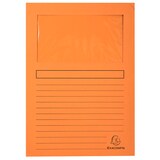 thumbnail of Exacompta 25er Packung Fenstermappen mit Organisationsdruck aus Recycling-Karton 120g Forever, für Format DIN A4