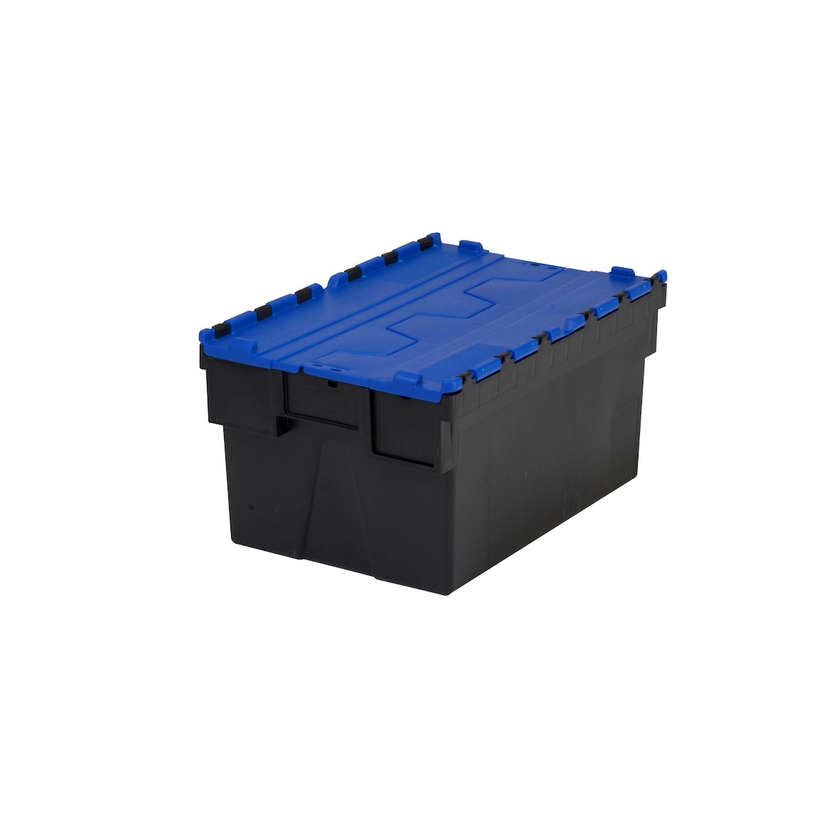 Bac navette gerbable et emboîtable bleu 63L - 60 x 40 x 36,5cm PROVOST