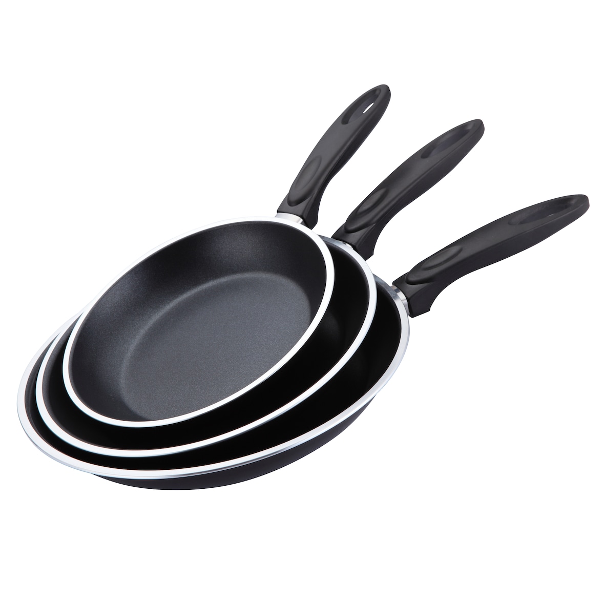 aro Juego de sartenes de 3 piezas, Ø 20/ 24/ 28 cm, aluminio, revestimiento antiadherente Dupont, aptas para horno