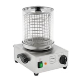thumbnail of METRO PROFESSIONAL Macchina per hot dog GHM1002, acciaio inox/vetro, Ø 20 x 40 cm, 800 W, con indicatore di livello dell'acqua, argento