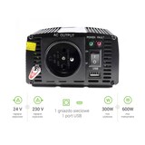 thumbnail of INV02DE Auto Inverter 24V bis 230V 300/600W Batteriespannungswandler Modifizierte Sinus Welle