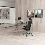 thumbnail of Sedia da ufficio NOVA pelle nero hjh OFFICE