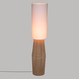 thumbnail of Lampadaire en corde Beige et Abat-jour Blanc H 130 cm