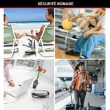 thumbnail of Mini Coffre-fort Portable -   - 5900EURDWHT - Avec Câble - Combinaison - Blanc MASTER LOCK