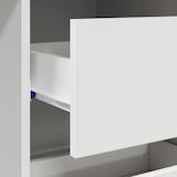 thumbnail of Scrivania con cassetto Bianco 90 x 37,5 x 75 cm Modello Horizon Soleil in derivati \u200b\u200bdel legno