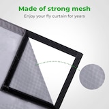 thumbnail of VerminBuster Vliegengordijn Magnetisch - Luxe Deurhor - 210 x 100 cm - Deurgordijn - Horgordijn Deur