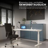 thumbnail of Bisley Tischplatte 140x60 cm in weiß, Schreibtischplatte aus Holz, Holzplatte, Spanplatte kratzfest beschichtet mit ABS-Kante für DIY Homeoffice