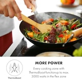 thumbnail of Delicatessa 90 Hybrid Einbaukochfeld Induktion 5 Zonen 7400W Schwarzes Glas