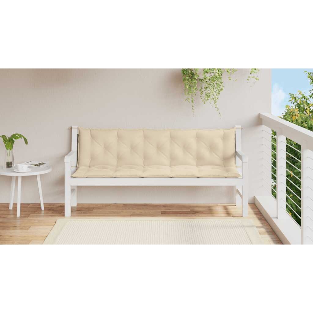vidaXL Auflage für Hollywoodschaukel Beige 180 cm Stoff
