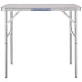 thumbnail of Camping Klapptisch aus Aluminium 75x55x68cm - grau