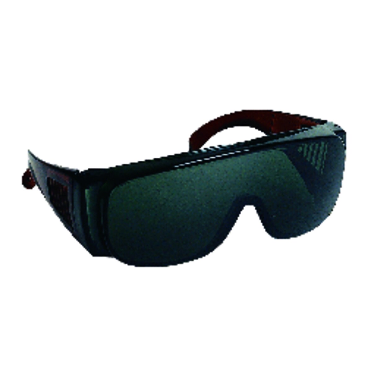 Coverguard - Lunettes de sécurité teintée anti rayure avec monture en polycarbonate VISILUX (Pack de 10) Noir Taille Unique