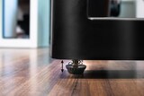 thumbnail of Esstisch Baumkante Massiv Akazie nussbaumfarben 280x100 U-Gestell schwarz UTRECHT