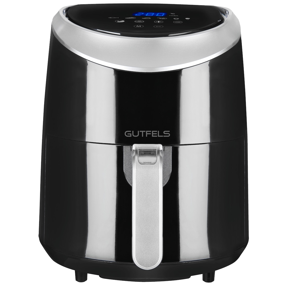 Gutfels Heißluftfritteuse AIRFRY 3010 | 1300 Watt | Touch-Bedienungr| Timer | 2,7 Liter Korbvolumen