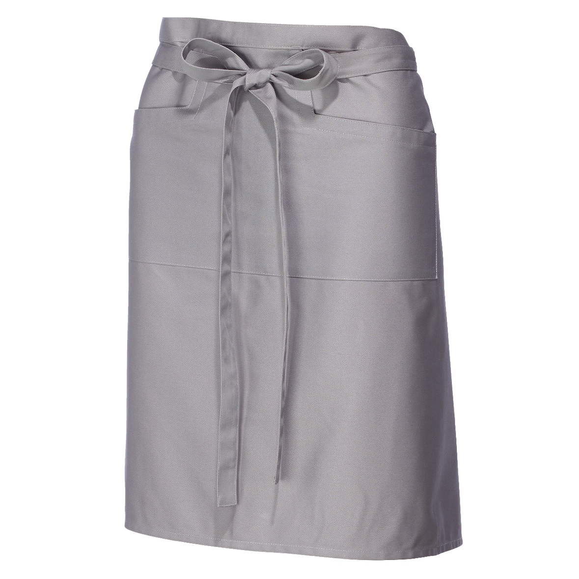 METRO PROFESSIONAL Bistroschürze kurz, Polyester/Baumwolle, 100 x 55 cm, grau, 3 Stück