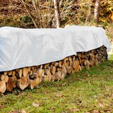 thumbnail of ECD Germany Abdeckplane 1,5x12 m 18 m² 260 g/m² Weiß PE Wasserdicht Reißfest Gewebeplane Schutzplane Gartenplane Auto