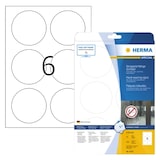 thumbnail of HERMA Schild 8333 stark haftend rund 85mm Folie weiß 150 St./Pack.