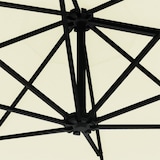 thumbnail of Helloshop26 - Wandmontierter Sonnenschirm mit Metallstange und LED-Beleuchtung 300 cm sandfarben 02_0008694