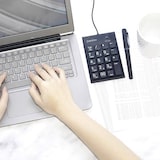 thumbnail of Perixx PERIPAD-202 H B USB Nummernblock Multimediatasten Schwarz