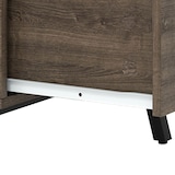 thumbnail of COSTWAY Comodino con cassetto, tavolino con ripiano aperto e struttura in metallo, tavolino da divano