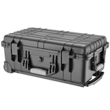 thumbnail of tectake Maletín de transporte con ruedas y asa telescópica - negro - 403593