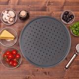 thumbnail of 6 Bandejas para Pizza, Moldes Antiadherentes y Perforadas, Acero al Carbono, ∅ 29cm 0% PFOA