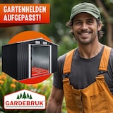 thumbnail of GARDEBRUK® XXL Gerätehaus Fundament Schiebetür Anthrazit Geräteschuppen