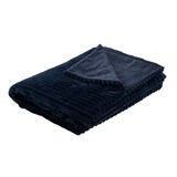 thumbnail of Plaid Sultan marine 130x170 cm - Blau Rechteck Polyester Amadeus 130x2 cm