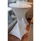 thumbnail of Stehtischhusse Stretch weiß Ø 80cm AMAZON