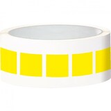 thumbnail of Aufkleber I Etikett, eckig, beschriftbar, gelb, Folie, selbstklebend, 25x25mm, 100/Rolle