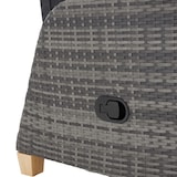 thumbnail of tectake Fauteuil en rotin PESCARA cadre en aluminium - par pièce - 405372