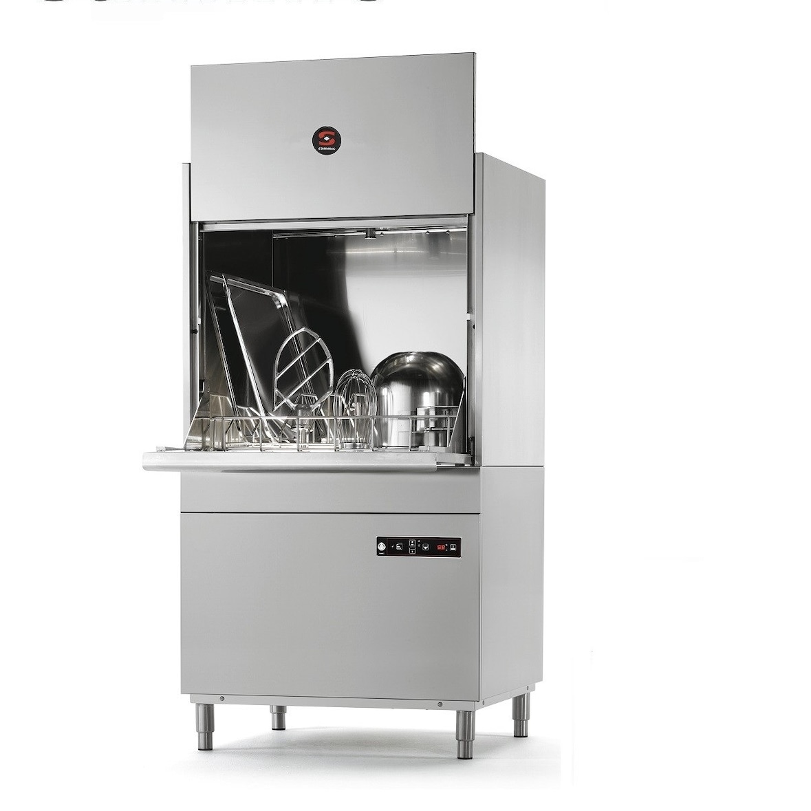 Lavautensilios con bomba de desagüe LU-75B de Sammic