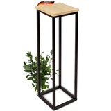 thumbnail of DELUKE® Blumenständer Holz LURI - 70cm hoch, MDF, Metallgestell | Dekoständer für Blumen Pflanzenregal Pflanzenständer