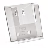 thumbnail of Wand-Prospekthalter, Flyerhalter DIN A6 mit Standfuß AB1