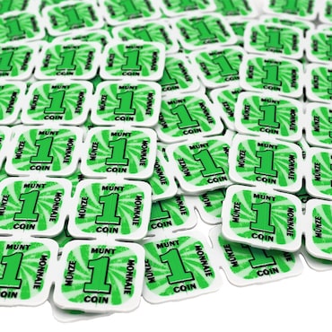 CombiCraft breekmunten of festivalmunten groen - 10.000 breekmunten