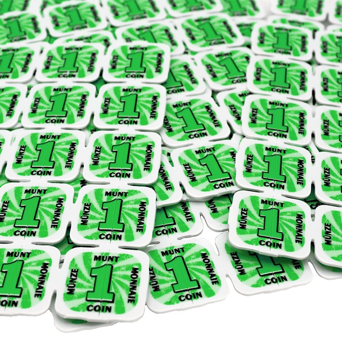 CombiCraft breekmunten of festivalmunten groen - 10.000 breekmunten