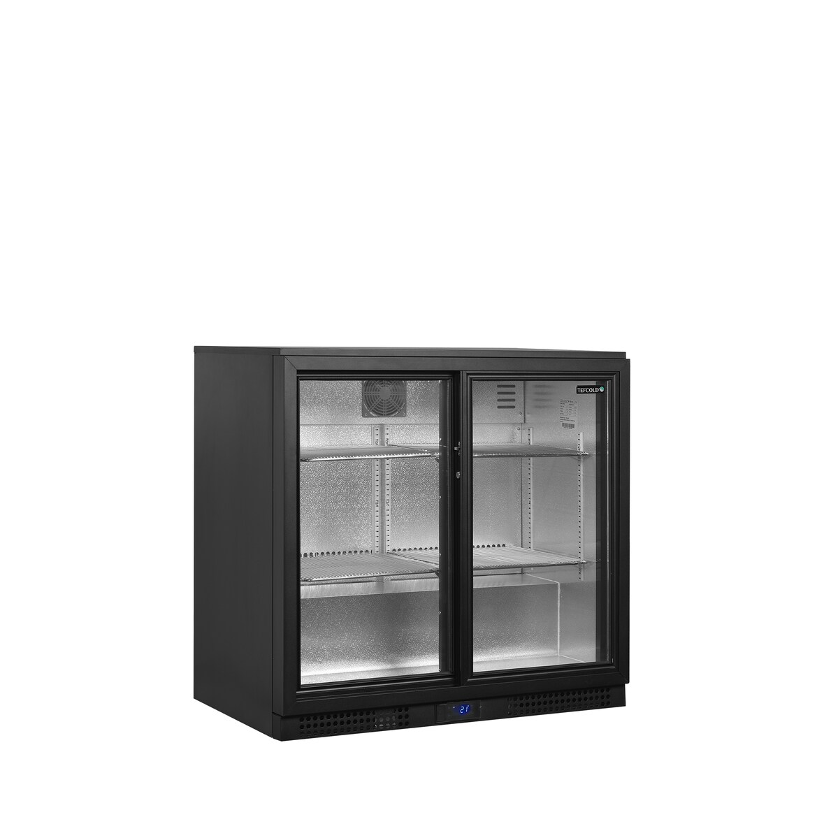 TEFCOLD Backbar-Kühlschrank BA26S 190l Schwarz