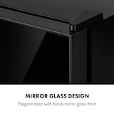 thumbnail of Frosty Mini-Kühlschrank EEC A Spiegelglastür 10 Liter schwarz Schwarz