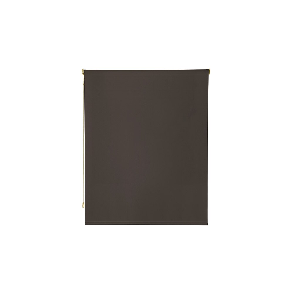 Rocada cortina enrollable 100cm largo x 260cm alto   - cortina color antracita bronce con mecánico beige