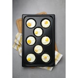 thumbnail of HENDI Blech mit Antihaftbeschichtung CONVECTOMAT EIERBLECH, GN 1/1, Schwarz, 530x325x(H)26mm