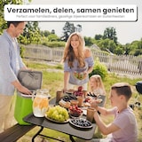 thumbnail of IvoQ Inklapbare Tafel – 180 cm – Rattan Look – Zwart – Campingtafel – Opvouwbaar & Draagbaar – Tuintafel – Vouwtafel
