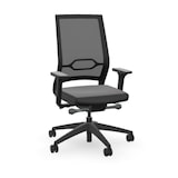 thumbnail of SEDUS .  Bürodrehstuhl - quarterback 2  Mod qb-125, Membran schwarz, Sitz schwarz, weiche Rollen