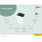 thumbnail of Desumidificador + Purificador D820 A SMART WIFI 330W 3.8L 20L/dia