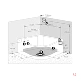 thumbnail of Dampfdusche Whirlpool Dusche Duschkabine K60-SW-TH 140x140cm OHNE Zusatzoptionen