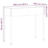 thumbnail of vidaXL Pflanzkübel 100,5x40,5x90 cm Cortenstahl