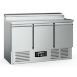 thumbnail of Gastro Edelstahl Kühltisch Kühltheke Saladette 3 Türen 392l 3x1/1GN +2/+8°C