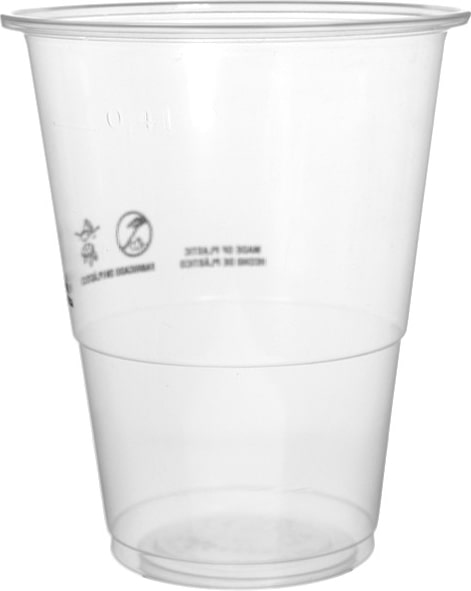 MONOUSO - Plastikbecher Transparent PP 500ml (50 Stück)
