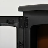 thumbnail of HOMCOM Chimenea Eléctrica Portátil de 900/1800W con Efecto de Llama Termostato Ajustable Protección Sobrecalentamiento hasta 20 m² 39x26x54,8 cm Negro