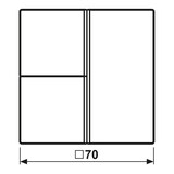 thumbnail of Jung Tastensatz 3fach LC 403 TSA 263 LC403TSA263